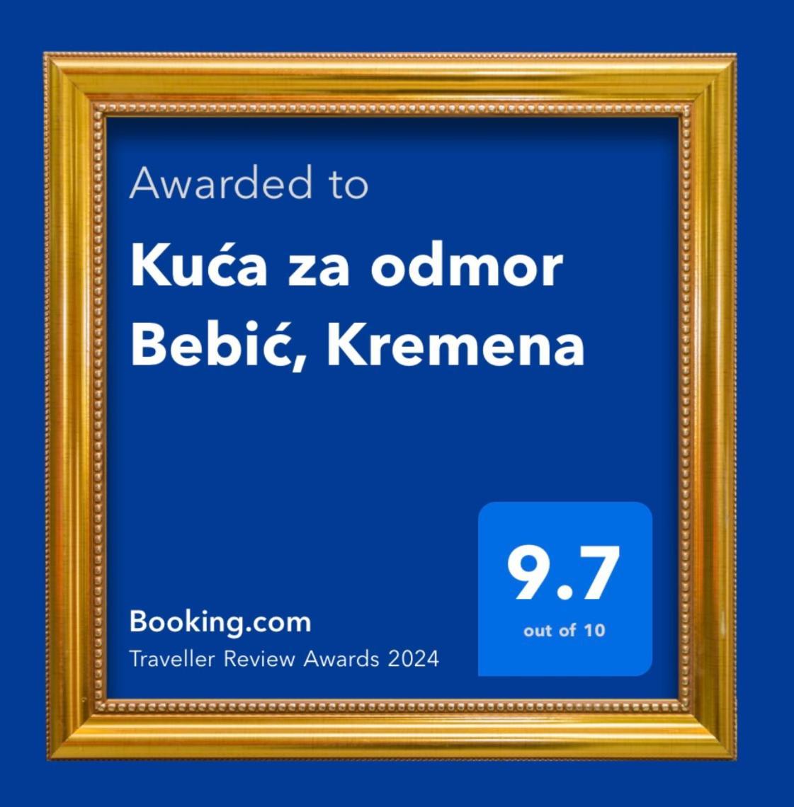 克勒克Kuca Za Odmor Bebic, Kremena别墅 外观 照片